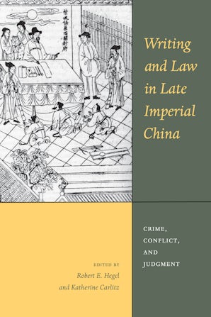 Writing and Law in Late Imperial China book image
